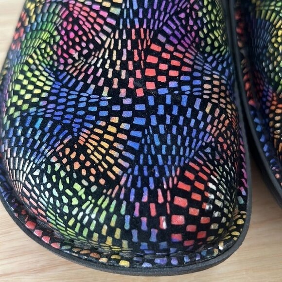 Alegria Women’s Slip-On Comfort Shoes Leather Multicolor Size 8.5 US / 39 EU - Picture 10 of 11